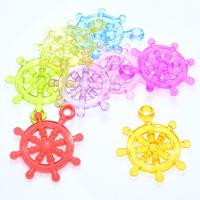 Acrylic Jewelry Pendant, Ship Wheel, injection moulding Approx 1mm, Approx 
