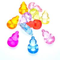 Acryl Schmuck Perlen, Kalebasse, Spritzgießen, keine, 16x10x17mm, Bohrung:ca. 1mm, ca. 240PCs/Tasche, verkauft von Tasche