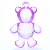 Acrylic Jewelry Pendant, Bear, injection moulding Approx 1mm, Approx 