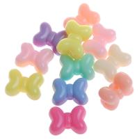 Acrylic Jewelry Beads, Bowknot, injection moulding Approx 2mm, Approx 