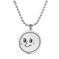 Stainless Steel Sweater Chain Necklace, platinum color plated, Unisex & ball chain, original color, 25mm Approx 23.63 Inch 