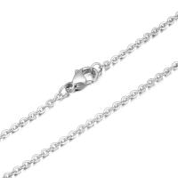 титан цепочка для ожерелья, ювелирные изделия моды & Мужская & разный размер для выбора, продается PC