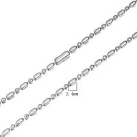 Acier titane collier de chaîne, bijoux de mode & unisexe & normes différentes pour le choix, 50,60cm, Vendu par PC