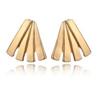Zinc Alloy Stud Earring, stainless steel post pin, plated, fashion jewelry & for woman 17*18mm 