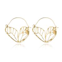 Zinc Alloy Drop Earring, plated, fashion jewelry & for woman & hollow 50*52mm 