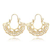 Zinc Alloy Drop Earring, plated, fashion jewelry & for woman & hollow 39*37mm 
