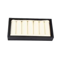 Caja Joyería de Múltiples Funciones , Cartón, con Pana, Rectángular, en blanco y negro, 157x79x27mm, Vendido por UD