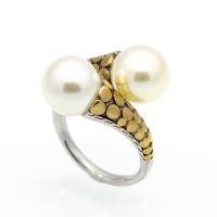 Edelstahl Fingerring, 316 L Edelstahl, mit Kunststoff Perlen, plattiert, unisex & verschiedene Größen vorhanden, keine, 10mm, Größe:6-10, verkauft von PC