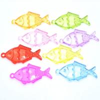 Acrylic Jewelry Pendant, Fish, injection moulding Approx 1mm, Approx 