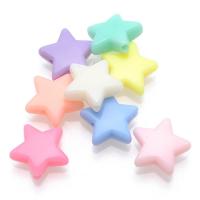 Acrylic Jewelry Beads, Star, injection moulding 13mm Approx 1mm, Approx 