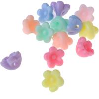 Acryl Schmuck Perlen, Blume, Spritzgießen, keine, 6x10mm, Bohrung:ca. 1mm, ca. 1700PCs/Tasche, verkauft von Tasche