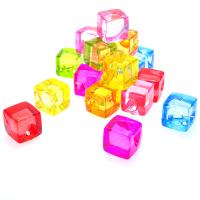 Acrylic Jewelry Beads, Square, injection moulding 14.5mm Approx 2mm, Approx 