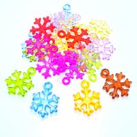 Acrylic Jewelry Pendant, Snowflake, injection moulding Approx 1mm, Approx 