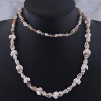 Shell Sweater Necklace, plated, fashion jewelry & for woman, 800mm 