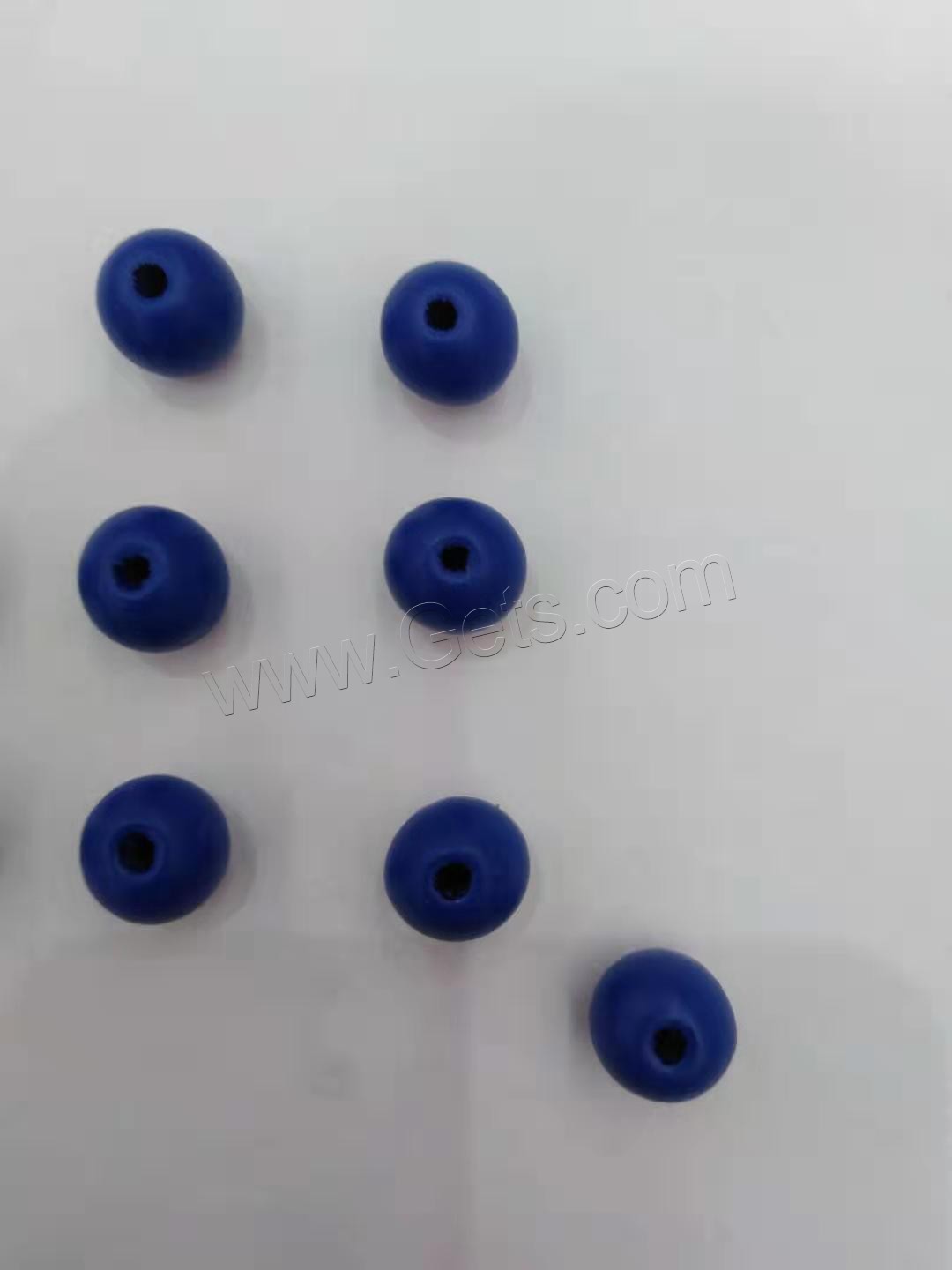 Dyed Wood Beads, different size for choice, blue, Sold By Bag
