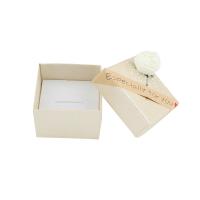 Cardboard Ring Box, with Sponge, fashion jewelry 