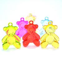 Acrylic Jewelry Pendant, Bear, injection moulding Approx 1mm 
