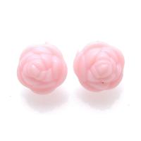Acryl Schmuck Perlen, Blume, Spritzgießen, keine, 11x13mm, Bohrung:ca. 1mm, ca. 530PCs/Tasche, verkauft von Tasche