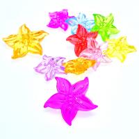 Acrylic Jewelry Beads, Flower, injection moulding Approx 1mm 