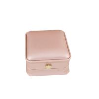 boîtes à collier en carton, avec velours de coton, rectangle, bijoux de mode, rose Vendu par PC