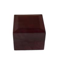 Caja Joyería de Múltiples Funciones , madera, con Esponja & Pana, marrón, 75.5x75.5x61mm, Vendido por UD