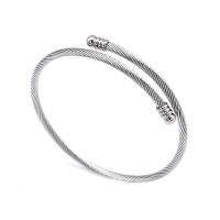 Stainless Steel Cuff Bangle, plated, fashion jewelry & Unisex, silver color, 58.5cm 