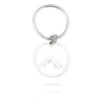 Stainless Steel Key Chain, 304 Stainless Steel, plated, Unisex & hollow 25mm 