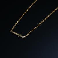Stainless Steel Jewelry Necklace, plated, Unisex, golden 