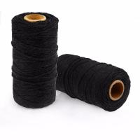 Cordón de algodón, Sostenible & Bricolaje, más colores para la opción, 50x100mm, 100m/Carrete, Vendido por Carrete