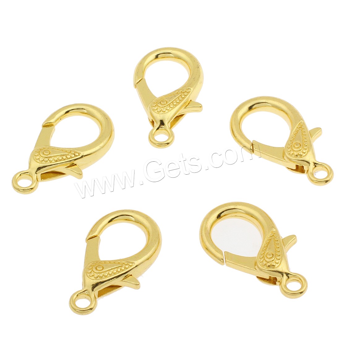 Zinc Alloy Lobster Clasp, plated, more colors for choice, 31x16mm, Hole:Approx 3mm, Sold By PC