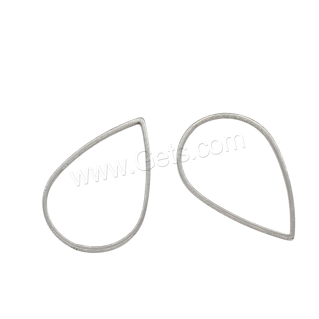 Stainless Steel Jewelry Findings, Teardrop, different size for choice, original color, 1000PCs/Bag, Sold By Bag