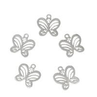 Stainless Steel Animal Pendants, Butterfly, hollow Approx 1.5mm 