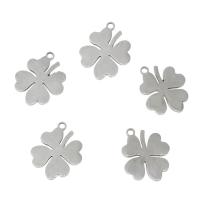 Stainless Steel Clover Pendant, Four Leaf Clover Approx 1.5mm 