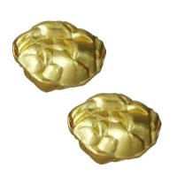 Weinlese Messing Perlen, goldfarben plattiert, 11.5x9x8mm, Bohrung:ca. 1.5mm, verkauft von PC