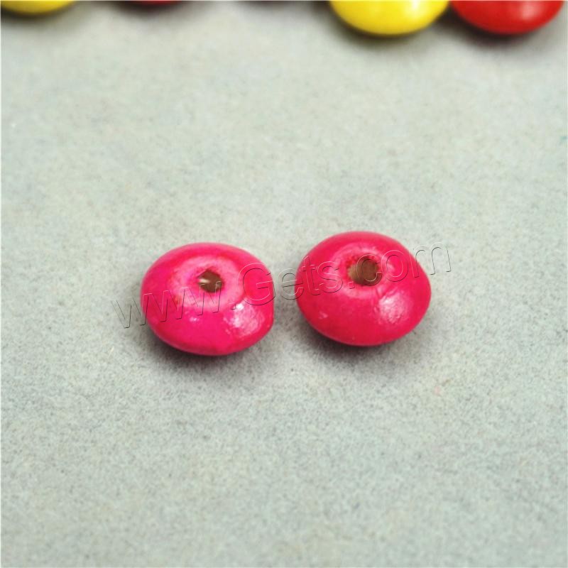 Dyed Wood Beads, Wheel, different size for choice, more colors for choice, Sold By Bag
