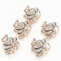 Hair Claw Clips, Zinc Alloy, plated & for woman & with rhinestone 
