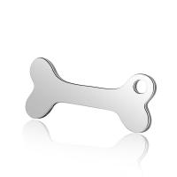 Stainless Steel Pendants, Dog Bone, for woman, original color Approx 2mm 