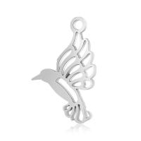 Stainless Steel Animal Pendants, Bird, for woman & hollow, original color Approx 2mm 