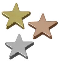 Brass Star Pendants, laiton, étoile, Placage, plus de couleurs à choisir Environ 1.5mm, Vendu par PC
