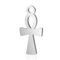 Stainless Steel Cross Pendants, for woman, original color Approx 2mm 