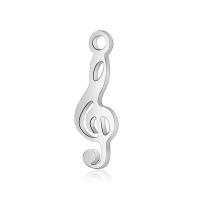 Stainless Steel Pendants, Music Note, for woman, original color Approx 2mm 