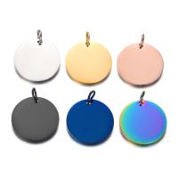 Stainless Steel Pendants, Round, for man Approx 5mm 
