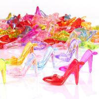 Acrylic Pendant, Shoes, injection moulding, random style, mixed colors Approx 1mm, Approx 