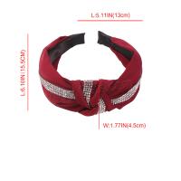 Hair Bands, Cloth, for woman & with rhinestone 