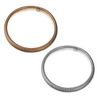 Stainless Steel Bangle, plated, snake chain 10mm,68mm 