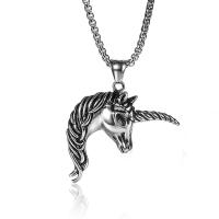 Stainless Steel Animal Pendants, Unicorn, anoint, fashion jewelry & DIY 