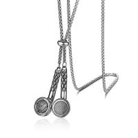 нержавеющая сталь Свитер ожерелье, полированный, ювелирные изделия моды & Мужский длина:31 дюймовый, продается PC