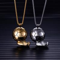 Stainless Steel Pendants, Football, plated, fashion jewelry 