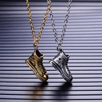 Stainless Steel Shoes Pendant, plated, fashion jewelry 