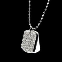 Zinc Alloy Sweater Necklace, plated, for woman, silver color, 3.2cm*2.1cm .9 Inch 